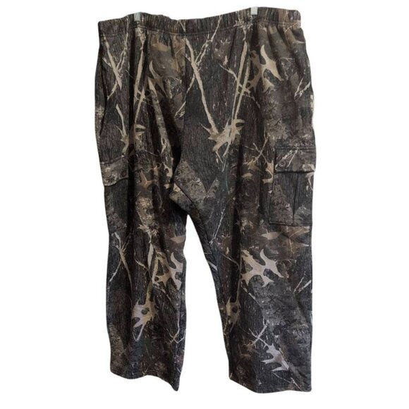 Mountain Ridge Trousers Camo Hunting Tie Waistline with 4 Pockets Fleece Lined - Picture 1 of 7